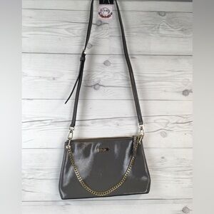Kate Spade River Bixby Place Patent Leather Crossbody in Hare Gray